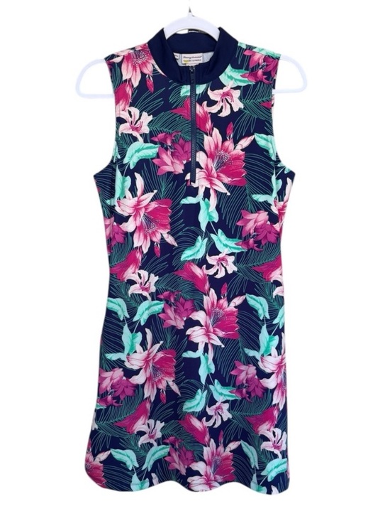 Tommy Bahama Dresses & Skirts - Tommy Bahama Racquet & Paddle Floral Print Dress Size M With Pockets
